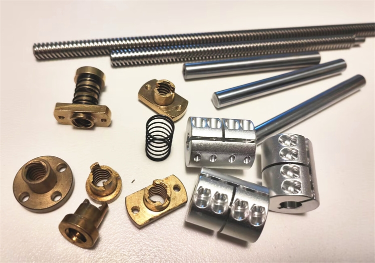 3D打印機T型絲杆T88螺距2絲杆步（bù）進電機梯形絲杆配螺母（mǔ）長度任意切割