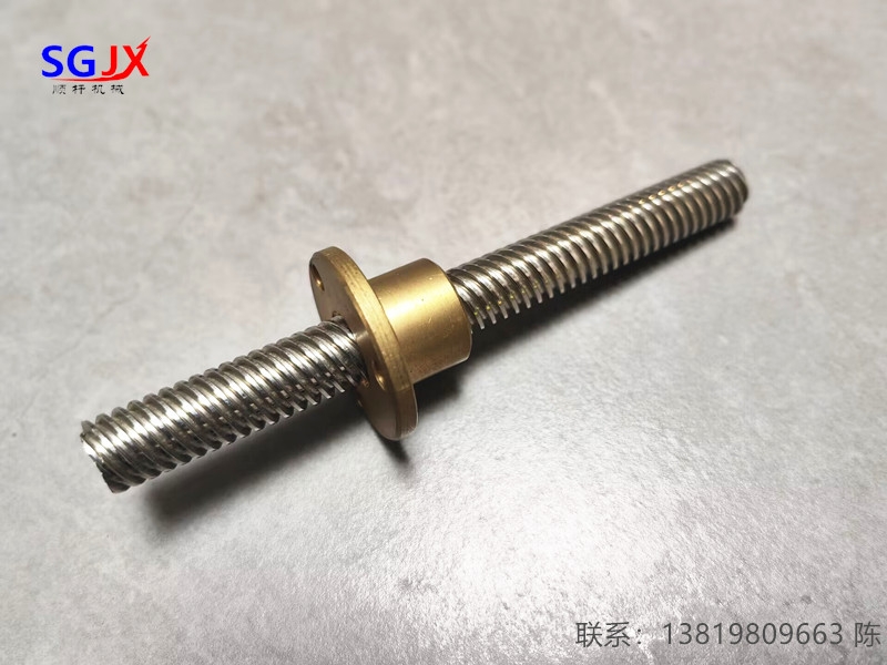 T10105頭 直（zhí）徑10 10螺距2毫米 導程10毫米頭（tóu）數5 梯形絲杆