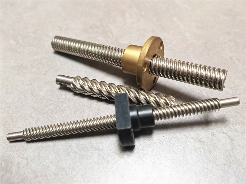 現貨t104/2頭梯形絲杆 徑直10 導程4 304不鏽鋼 多頭螺（luó）杆 可（kě）定做
