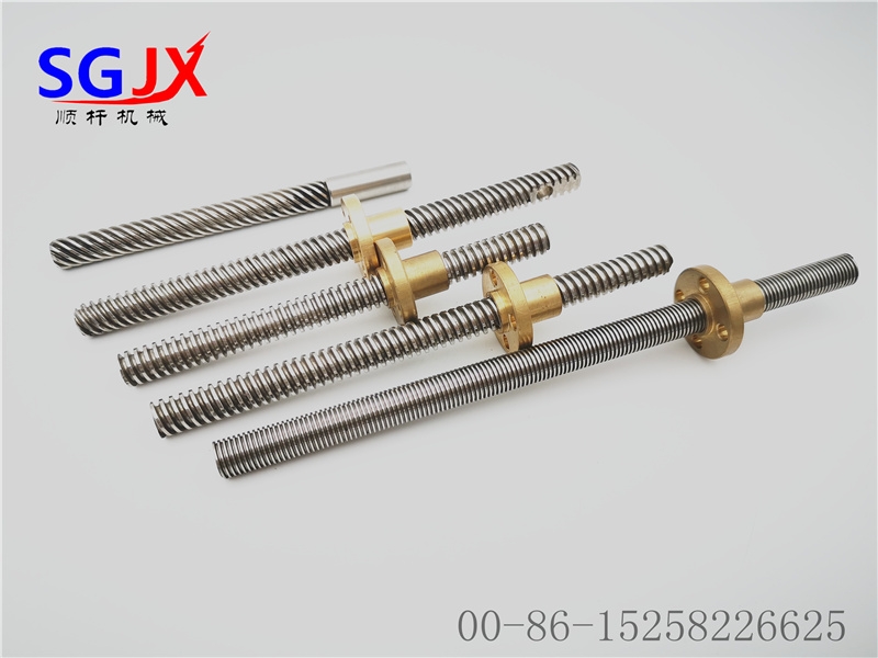 直徑約（yuē）8mm的Tr88梯形螺（luó）釘 帶黃銅螺母